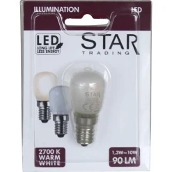 Päronlampa LED E14 90 lm