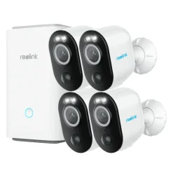 Reolink Home Hub med 4x Argus 3 Pro 2K-kamera