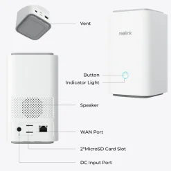 Reolink Home Hub trådlös säkerhetscentral