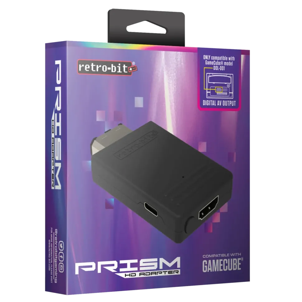 Retro-bit Prism HD Gamecube till HDMI-adapter