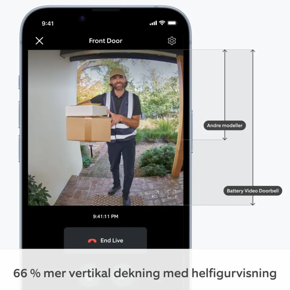 Ring Battery Video Doorbell med Chime Gen.2