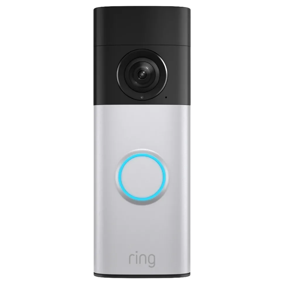 Ring Battery Video Doorbell Plus videodörrklocka Nickel Silver