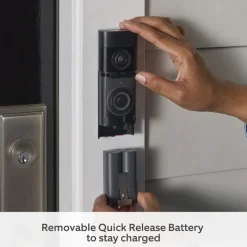 Ring Battery Video Doorbell Plus videodörrklocka Nickel Silver
