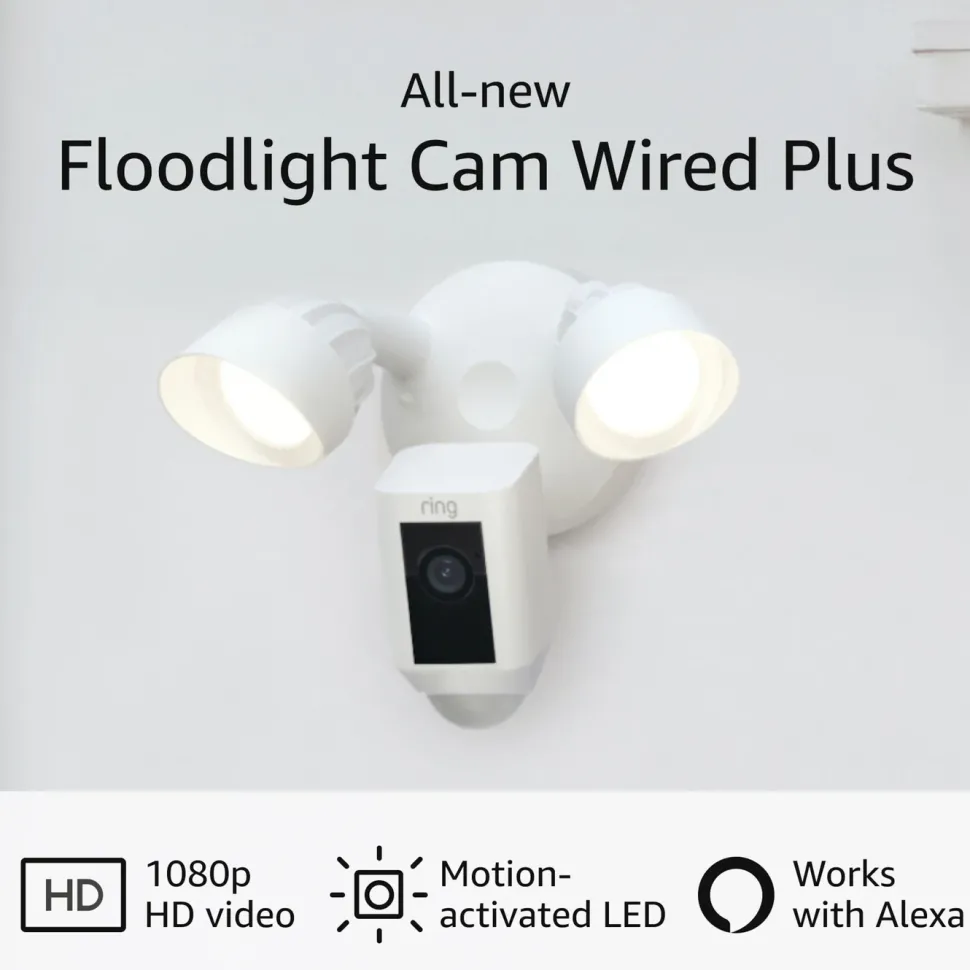 Ring Floodlight Cam Wired Plus Vit