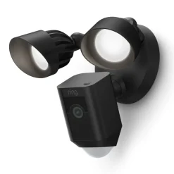 Ring Floodlight Cam Wired Plus Svart