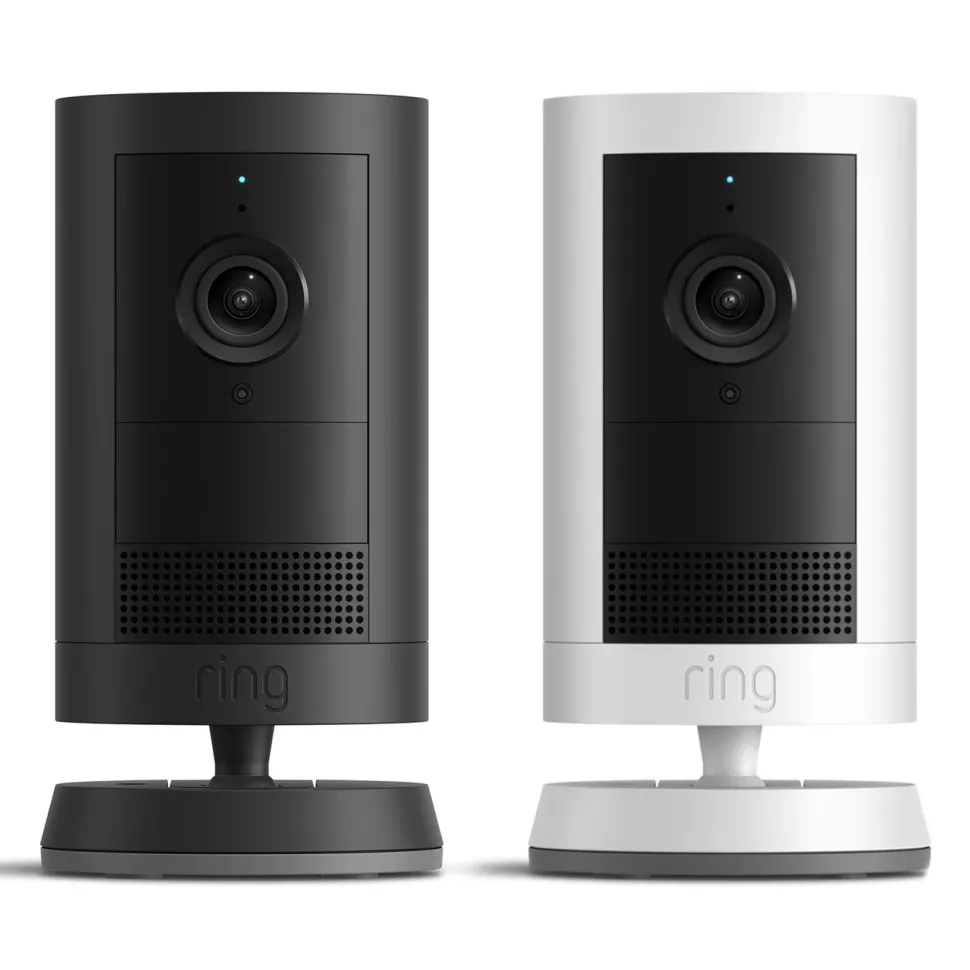 Ring Outdoor Cam Plus Battery - Retinal 2K övervakningskamera Svart