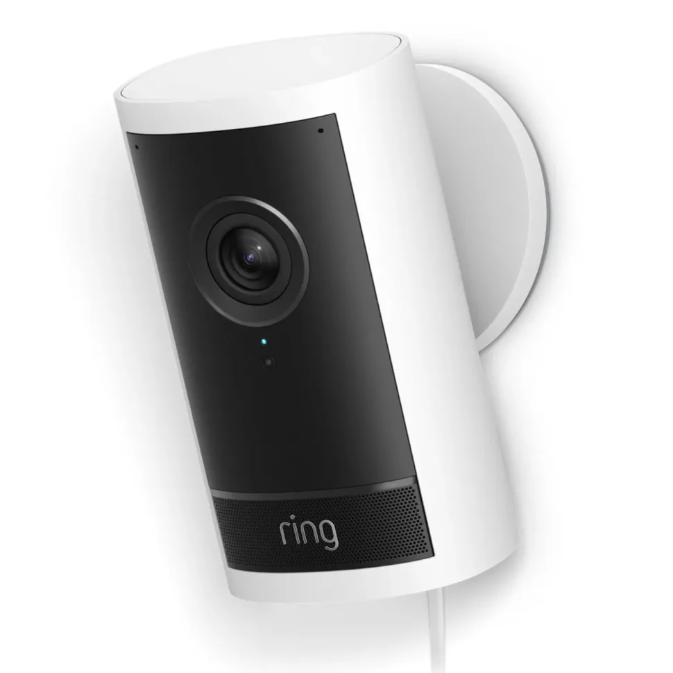 Ring Outdoor Cam Pro Plug-in - Retinal 4K övervakningskamera Vit