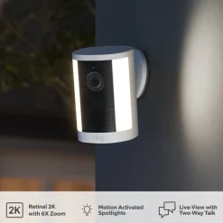Ring Spotlight Cam Battery (2nd Gen) trådlös övervakningskamera Svart