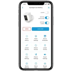 Ring Spotlight Cam Plus Battery Trådlös övervakningskamera Vit