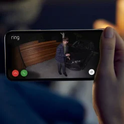 Ring Spotlight Cam Plus Battery Trådlös övervakningskamera Vit