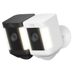 Ring Spotlight Cam Plus Battery Trådlös övervakningskamera Vit