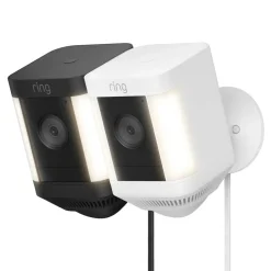 Ring Spotlight Cam Plus Plug-In Övervakningskamera Vit