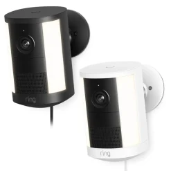 Ring Spotlight Cam Pro plug-in övervakningskamera Vit