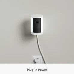Ring Spotlight Cam Pro plug-in övervakningskamera Vit