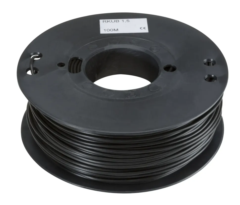 RKUB Lågspänningskabel 1,5 mm² Svart