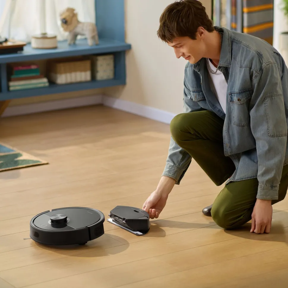 Roborock Q7 TF+ robotdammsugare med basstation Svart