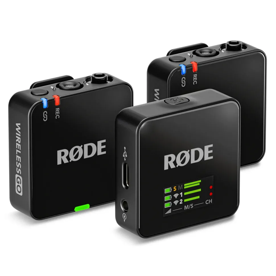 Rode Wireless GO Gen 3 Trådlöst mikrofonsystem