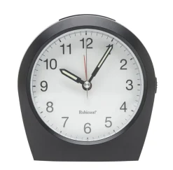 Rubicson Analog radiokontrollerad väckarklocka Svart
