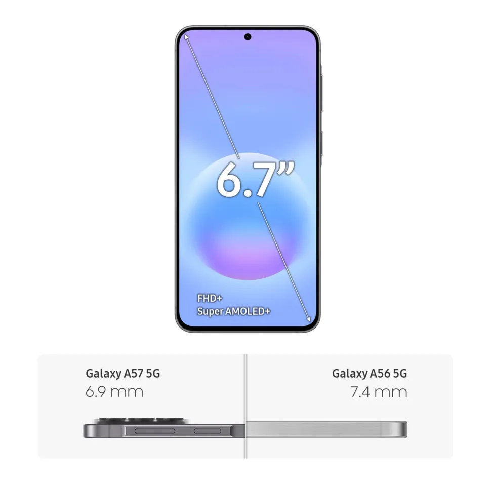 Samsung Galaxy A57 5G 128 GB Awesome Grey