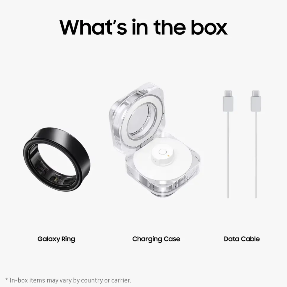 Samsung Galaxy Ring - Titanium Black Storlek 10