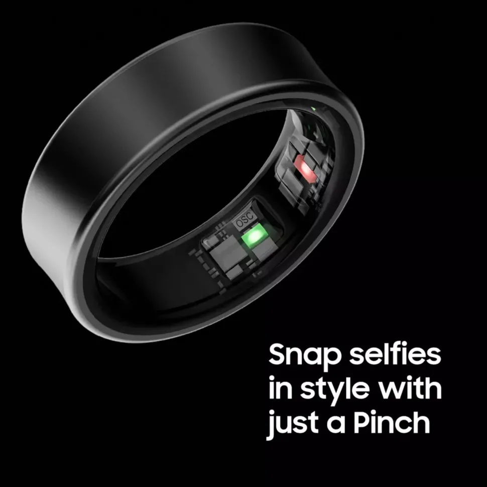 Samsung Galaxy Ring - Titanium Black Storlek 10