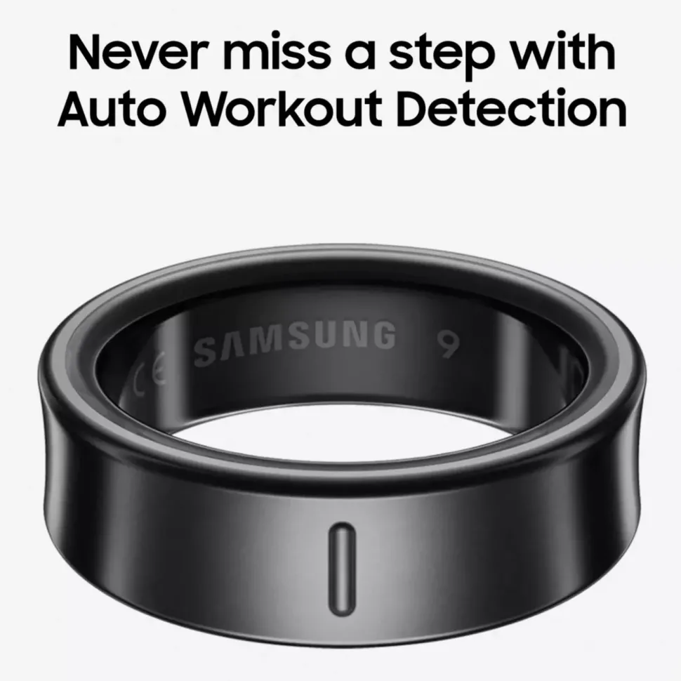 Samsung Galaxy Ring - Titanium Black Storlek 10