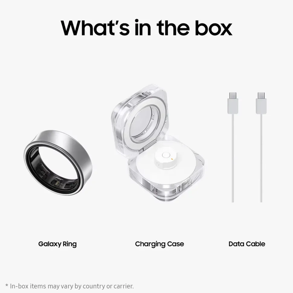 Samsung Galaxy Ring - Titanium Silver Storlek 10