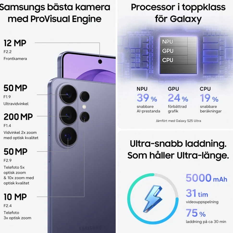 Samsung Galaxy S26 Ultra 256GB Violet