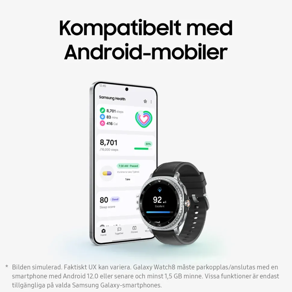 Samsung Galaxy Watch8 Classic 46mm Bluetooth Black