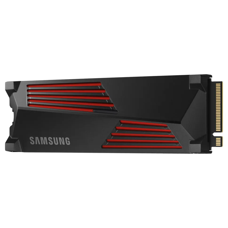 Samsung 990 PRO PCle 4.0 NVMe M.2 SSD med kylfläns 2 TB