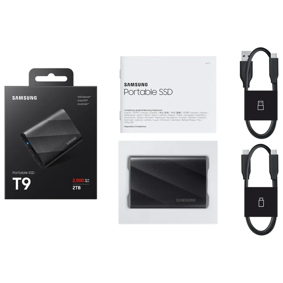 Samsung T9 Extern SSD-disk 2 TB