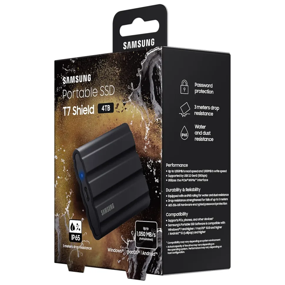 Samsung T7 Shield Extern SSD-disk 4 TB