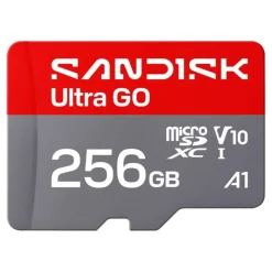 Sandisk microSD Ultra Go minneskort 256 GB – 190 MB/s