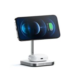 Satechi 2-in-1 Magnetic Wireless Charging Stand