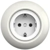 Schneider Electric Renova Jordat vägguttag 1-vägs Infälld Vit