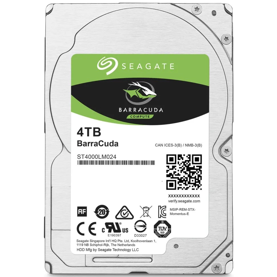 Seagate Barracuda Desktop Intern hårddisk 3,5” 4 TB