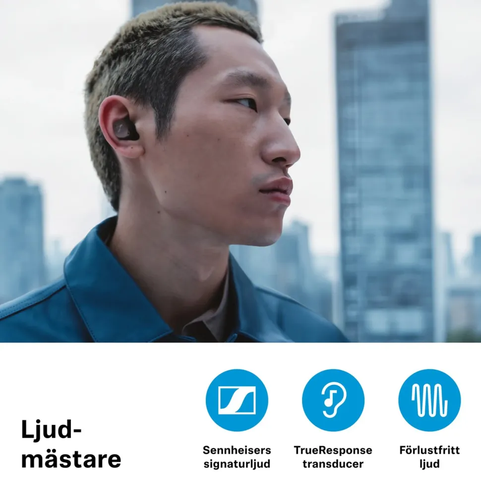 Sennheiser Momentum True Wireless 4 in-ear-hörlurar