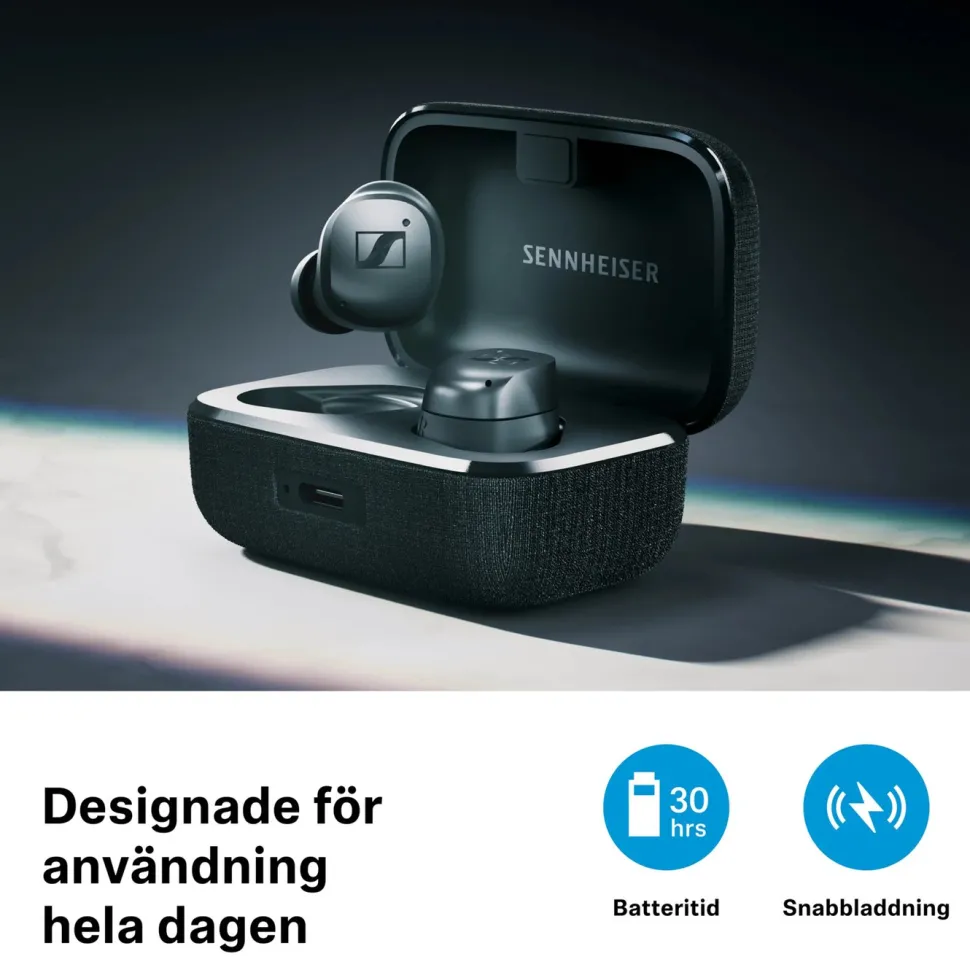 Sennheiser Momentum True Wireless 4 in-ear-hörlurar