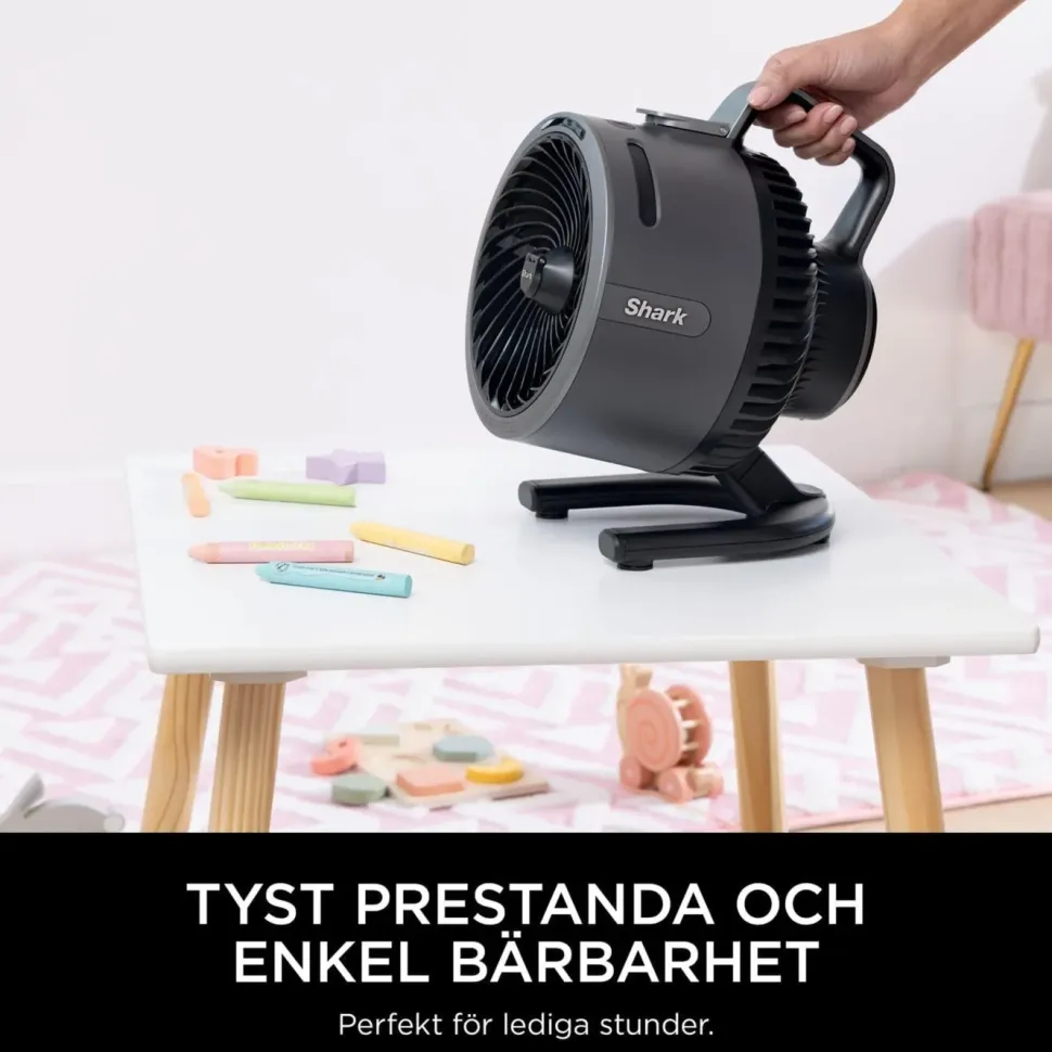 Shark FlexBreeze HydroGo dimfläkt Antracitgrå