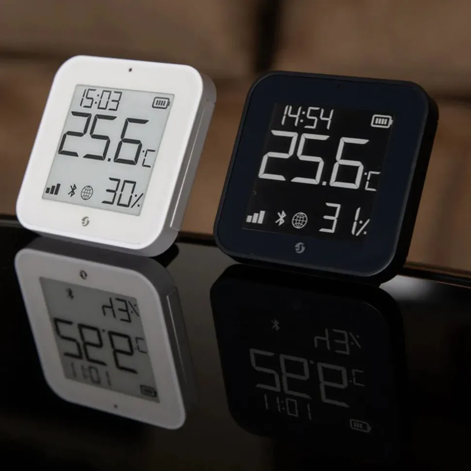 Shelly BLU H&T Display ZB sensor Svart