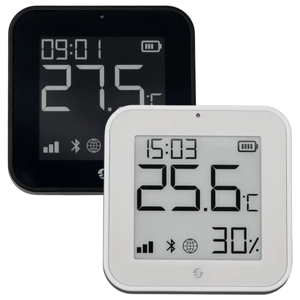 Shelly BLU H&T Display ZB sensor Svart