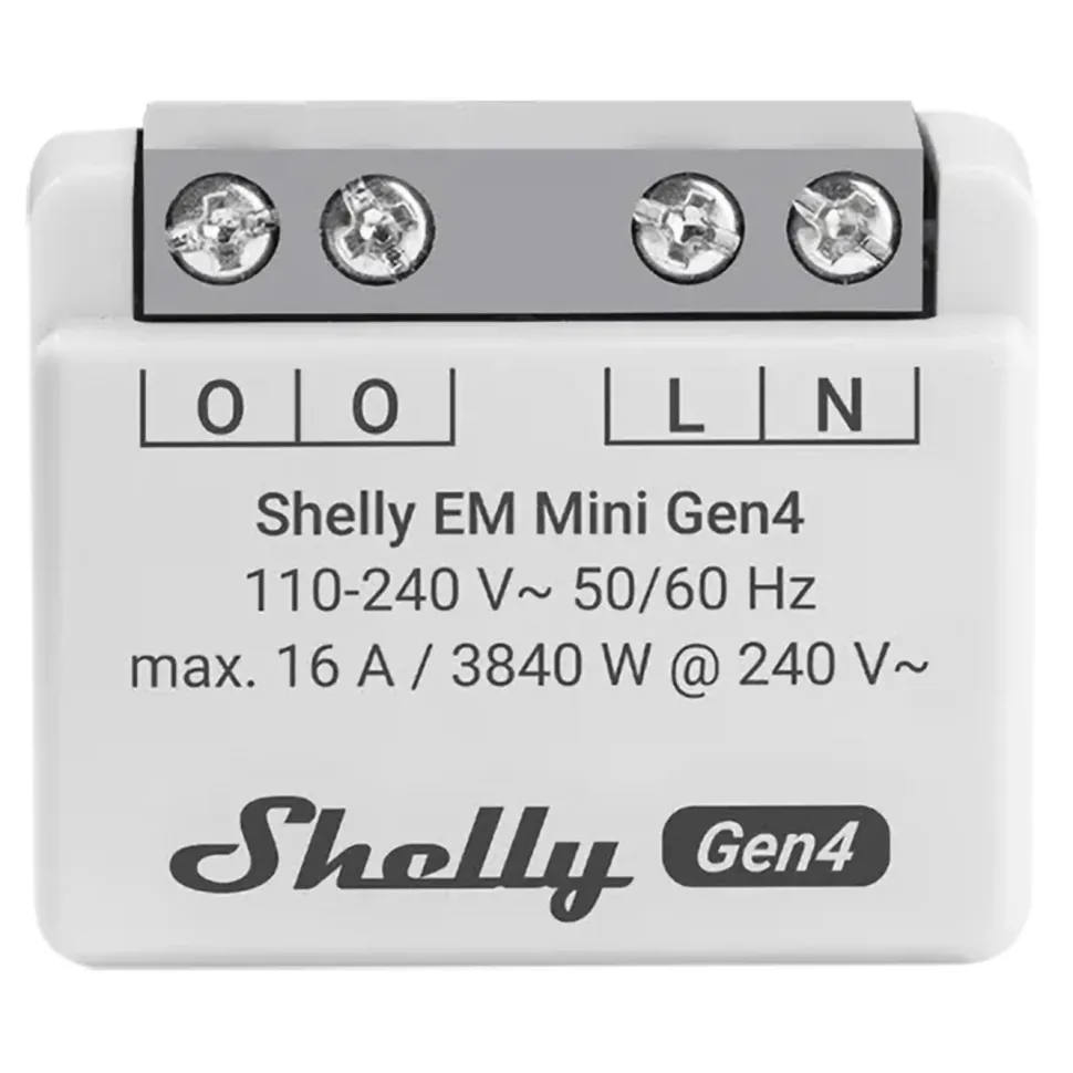 Shelly EM Mini Gen4 smart energimätare