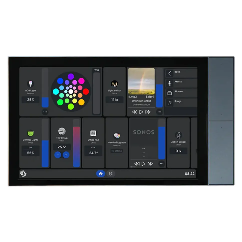 Shelly Wall Display XL smart kontrollpanel Grå