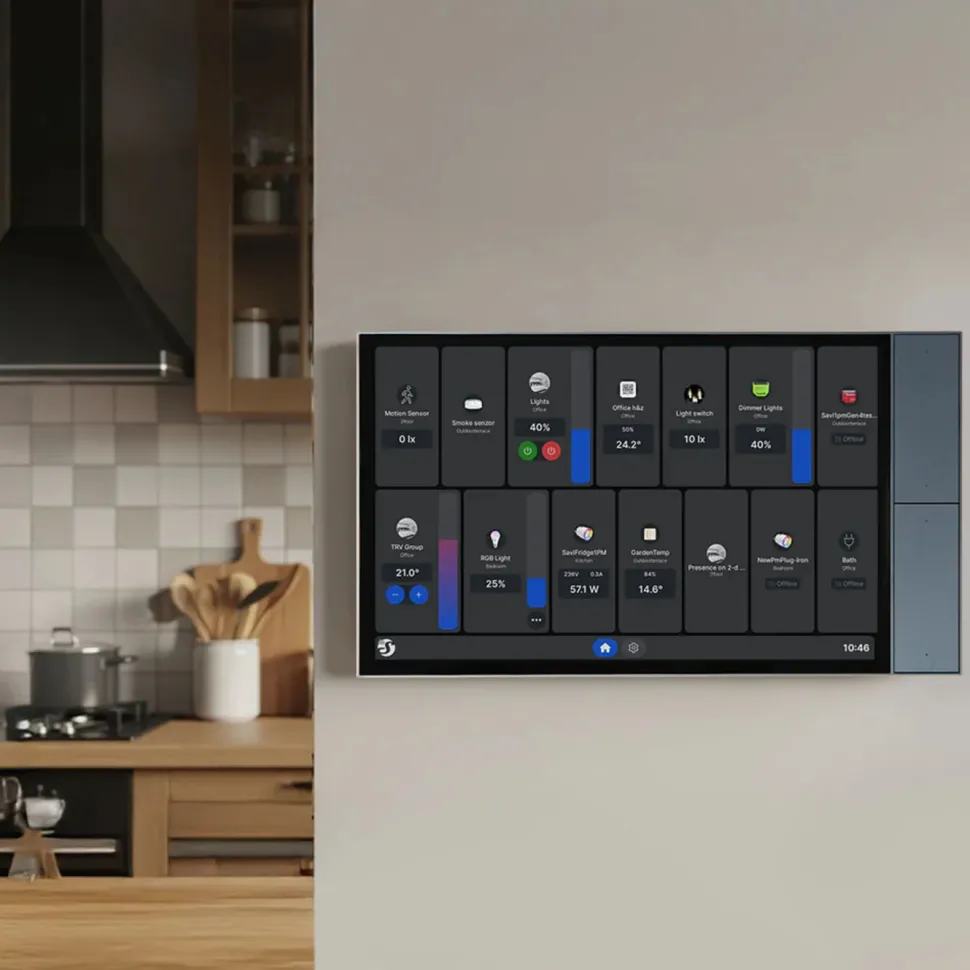 Shelly Wall Display XL smart kontrollpanel Grå