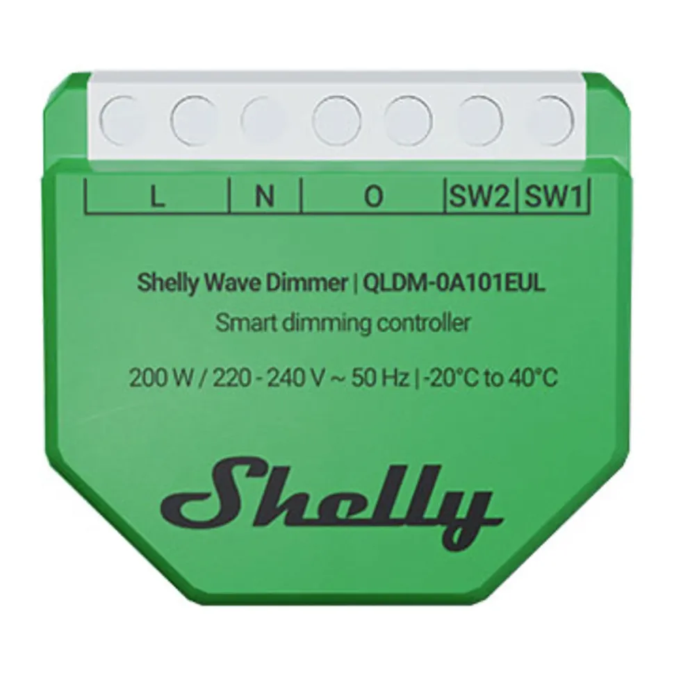 Shelly Wave Dimmer EU LR – Z-Wave 800-dimmer med Long Range