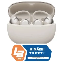 Shokz OpenDots One – Trådlösa öppna clip-on-hörlurar Grå