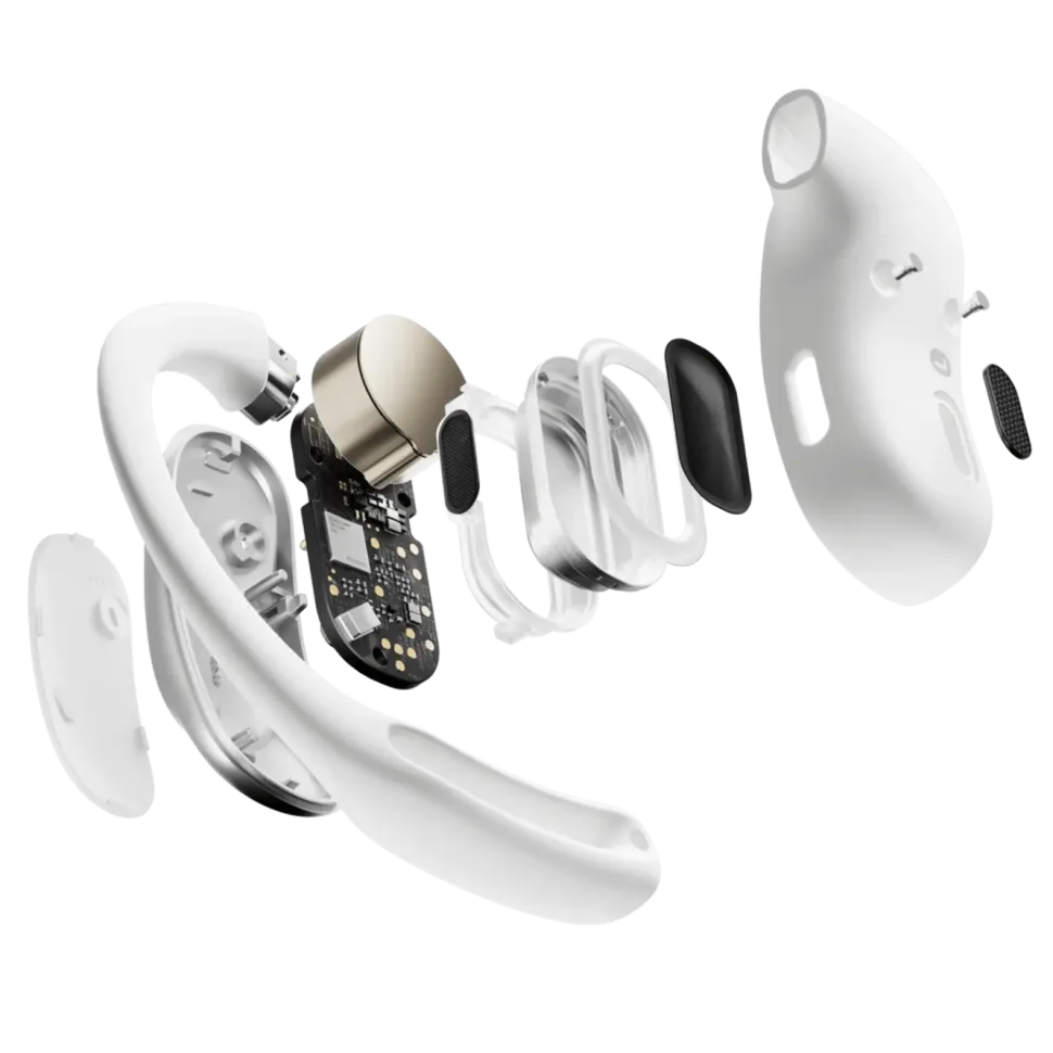 Shokz OpenFit Air Trådlösa hörlurar Vit