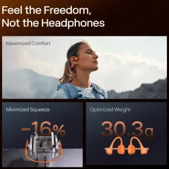 Shokz OpenRun Pro 2 Mini Trådlösa hörlurar Orange