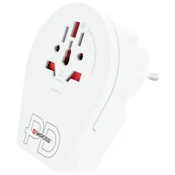 Skross Jordad reseadapter PD Universal till Sverige