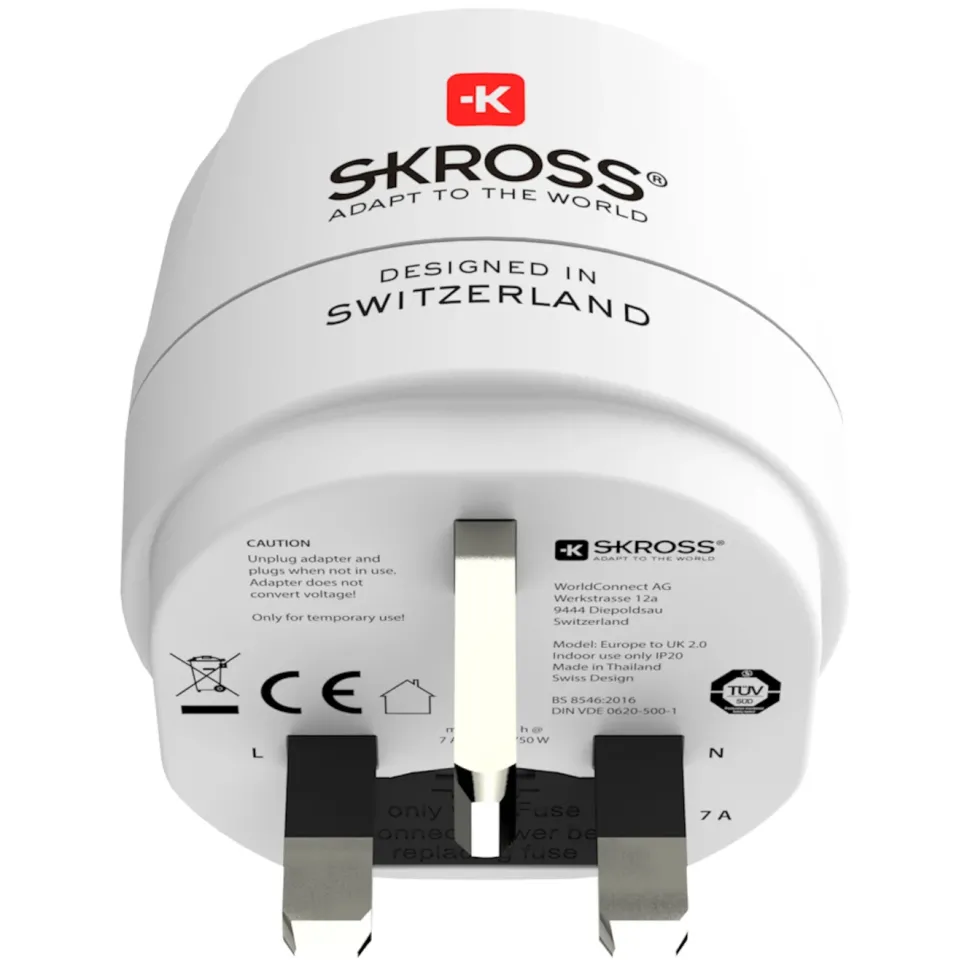 Skross Jordad reseadapter UK
